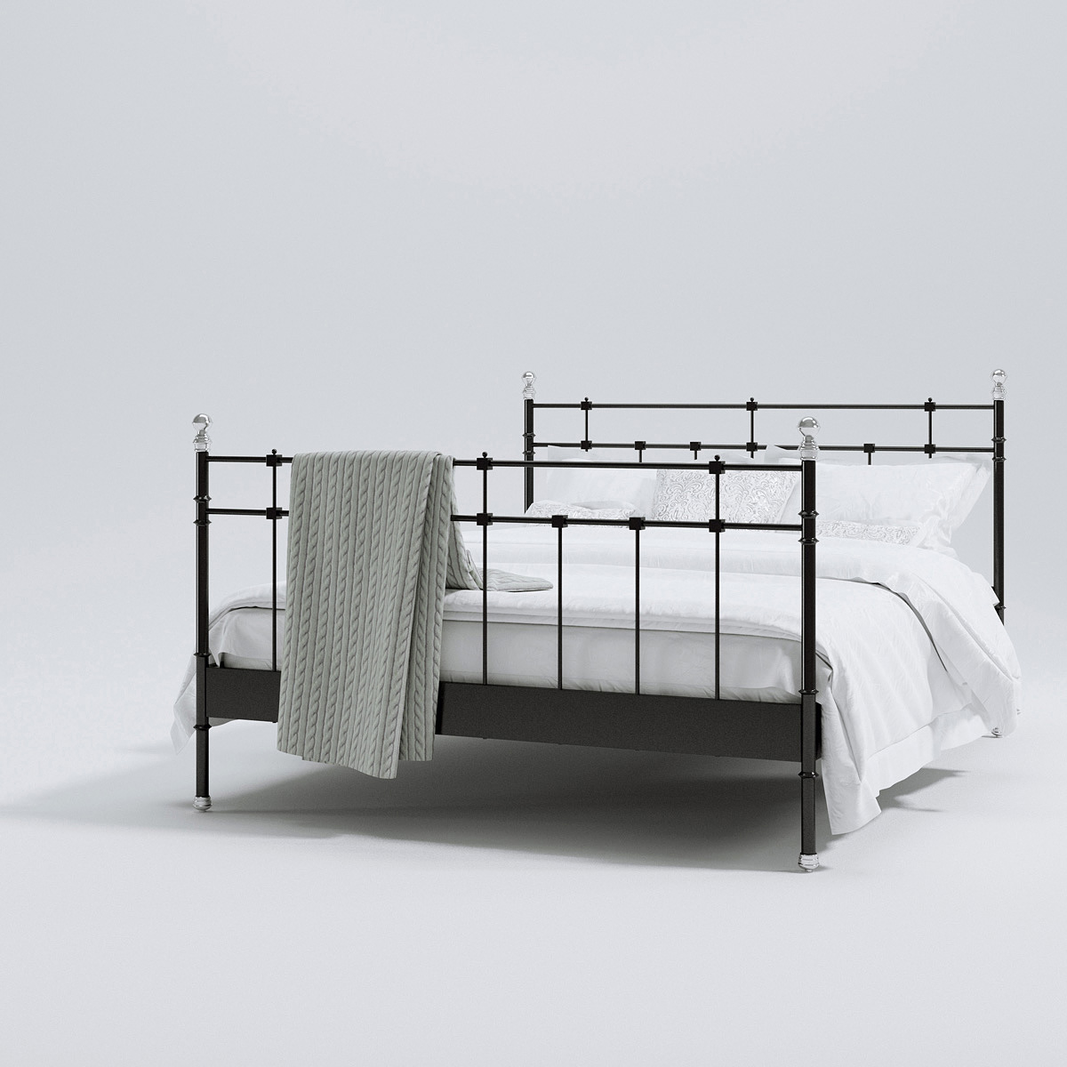 Ikea Svelvik Bed Triangle Form 3d, Ikea Svelvik Full Size Black Bed Frame