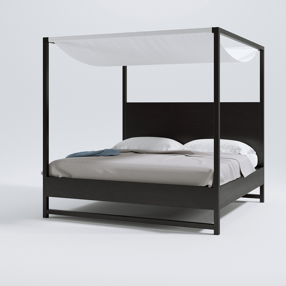 B B Italia Alcova Bed Triangle Form 3d Models Scenes